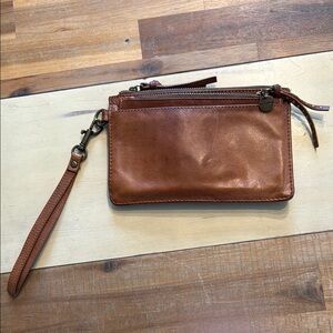 Lucky Brand Leather Wristlet